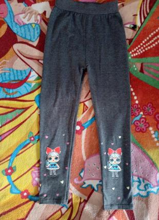 Лосины с lol на девочку 6-8 лет