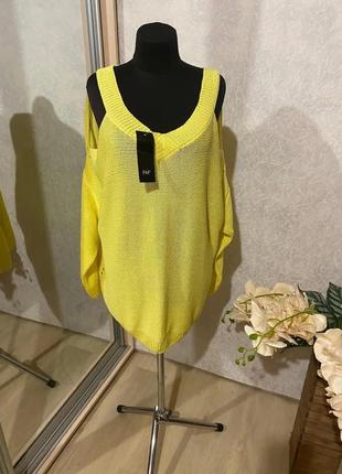 Шикарний светр 56-58 розмір1 фото