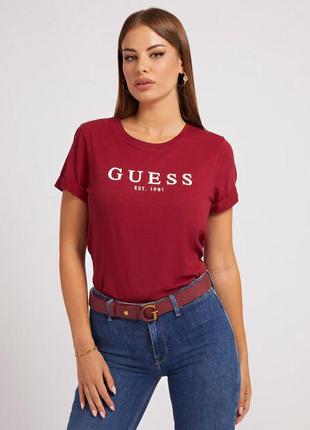 Женская футболка guess1 фото