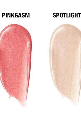 Набор кремовые сияющие румяна pinkgasm кремовый хайлайтер spotlight для лица beauty...