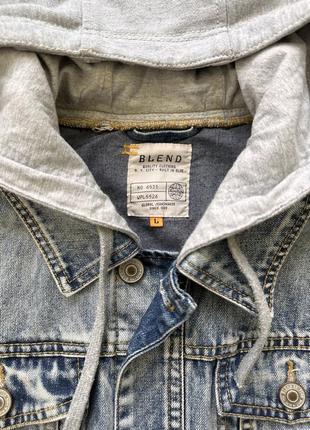 Джинсовый жилет джинсовая жилетка с капюшоном4 фото