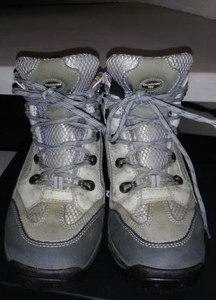 Классные треккинговые ботинки waldlaufer tex размер 38-38,5 (25,3 см)4 фото