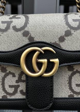 Gucci marmount black/beige (1213)3 фото