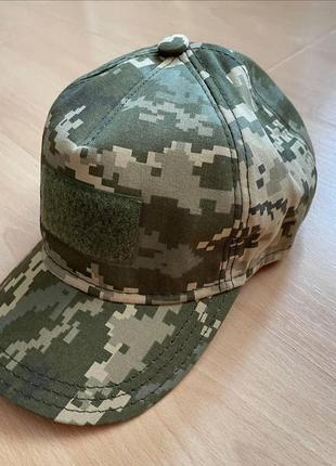 Бейсболка мультикам армійська зсу кепка камуфляжна рип-стоп регульована бейсболка тактична кепка мультик5 фото