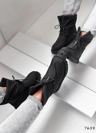 Неймовірно стильні зимові черевики дутики для жінок2 фото