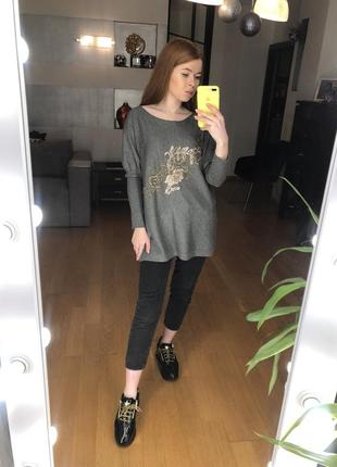 Пуловер сірого кольору cristina, франція