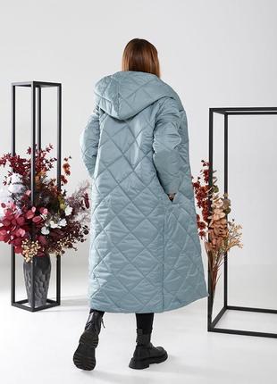 Зимове пальто на силіконі 250 ж підкладкою7 фото