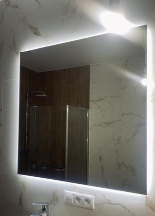 Продам дзеркало ідеальний стан 1 м/ 1м дзеркало для вашого будинку з підсвіткою2 фото