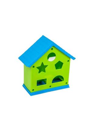 Іграшка-сортер "будиночок розвиваючий" 39351t, 10 фішок