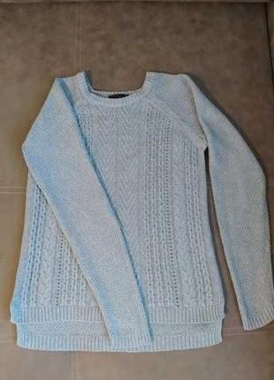 Вязаный свитер реглан джемпер кофта оверсайз stradivarius.2 фото