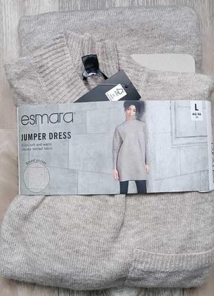 Женское платье-свитер esmara оверсайз размер м l7 фото