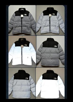 Куртка пуховик тнф tnf 700 зима рефлектив