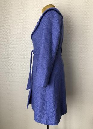 Эффектное пальто красивого сиреневого цвета от ayanjia, размер м (s-l)4 фото