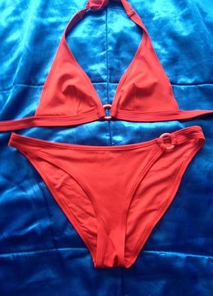 #розвантажуюсь купальник червоний h&m