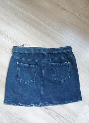 Спідниця під джинс.2 фото