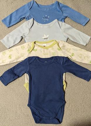 Детская одежда бодики и штанишки 0-3 мес2 фото