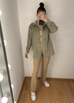 Плотна вельветова сорочка h&amp;m4 фото