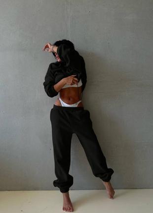🔴 теплый женский флисовый костюм двухсторонний флис6 фото
