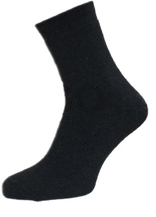 Шкарпетки "gosoсks",  плюш на стопі 2052-348 чорні, розмір 25-27 (39-41)