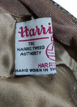 Harris tweed olney шершавая шерстяная винтажная шапка оригинал7 фото