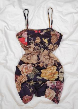 Цветочное платье ✨ shein ✨ мини-платье в цветочный принт по фигуре5 фото