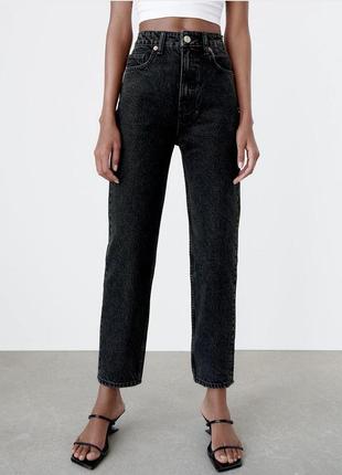 Джинсы zara mom fit