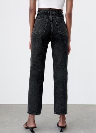 Джинсы mom fit classic zara4 фото