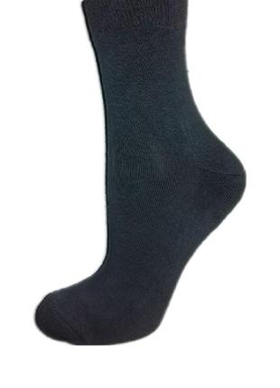 Шкарпетки "gosoсks", плюш на стопі 2052-348 чорні, розмір 27-29(42-44)