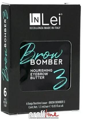 Склад inlei "brow bomber №3" поживне масло для ламінування брів у саші, 1,5 мл