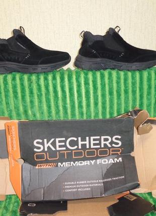 Слипоны мокасины ботинки демисезон  skechers