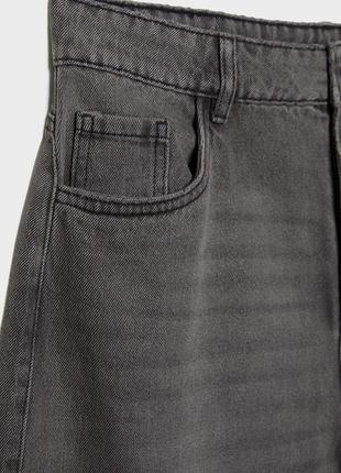 Прямые джинсы средней посадки stradivarius 073565067 фото