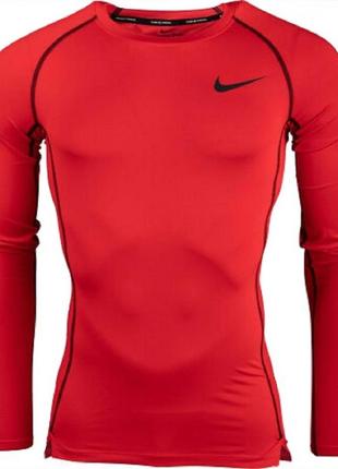 Термо кофта чоловік. nike pro dri-fit long-sleeve tight top (арт. dd1990-657)2 фото