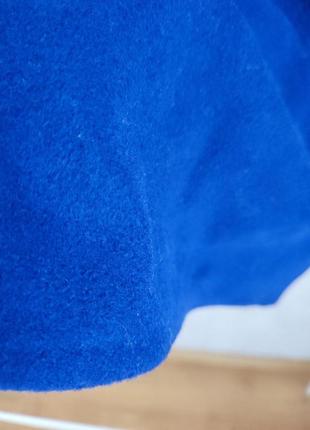 Юбка синяя шерсть кашемир9 фото