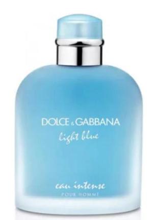 Туалетная вода мужская dolce&amp;gabbana light blue eau intense 100 мл1 фото