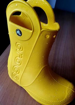 Резиновые ботиночки crocs1 фото