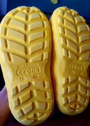 Резиновые ботиночки crocs5 фото