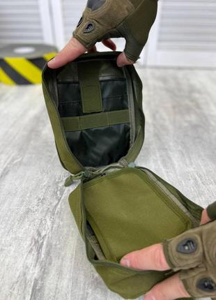 Армейская аптечка олива/ мультикам подсумок под аптечку всу военная аптечка сумка для медикаментов10 фото