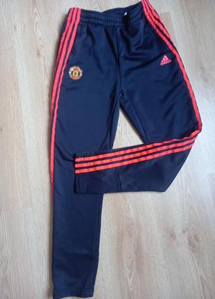 Подростковые спортивные штаны adidas, manchester united.