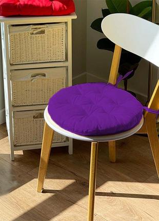 Подушка на стул / табурет круглая серия color 38х38х7