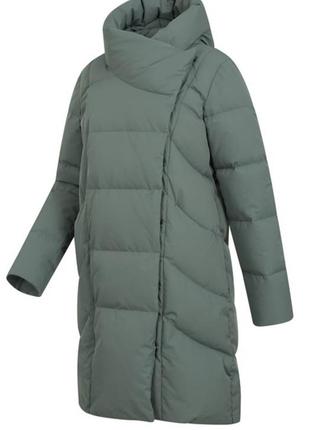 Женский пуховик mountain warehouse cosy system ii extreme rds цвет хаки в размере 14 (м) и 16 (л)4 фото