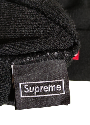 Supreme x new era чорна шапка нова в наявності тренд 2023 унісекс6 фото
