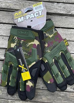 Полнопалые тактические перчатки мультикам m-pact mechanix закрытые армейские перчатки...