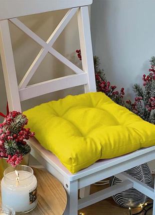 Подушка на стул / табурет квадратная серия color 35х35х6