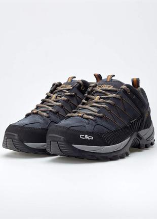 Треккинговые мужские кроссовки cmp rigel low trekking shoes wp (3q13247-68uh)