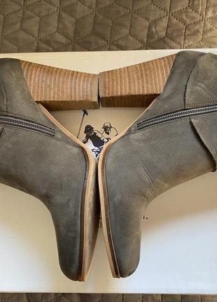 Кожаные ботинки сапоги полусапоги ботльоны сапожки mint velvet3 фото
