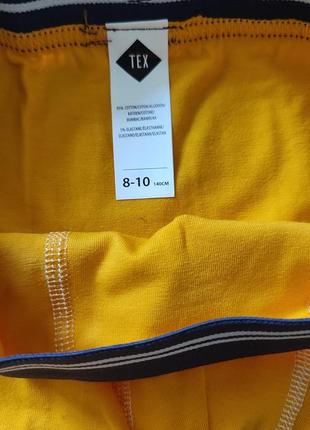 Детские трусы боксеры tex испания, комплект 3 шт. мальчику на 6-8 лет 116 122 128