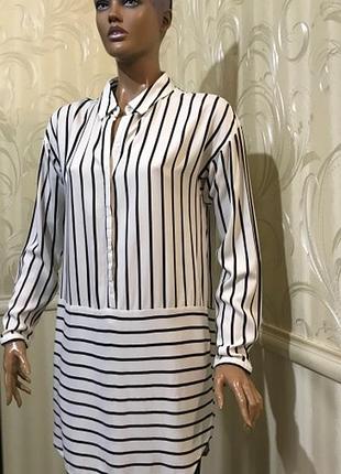 Сорочка/туніка в смужку, розмір м/l