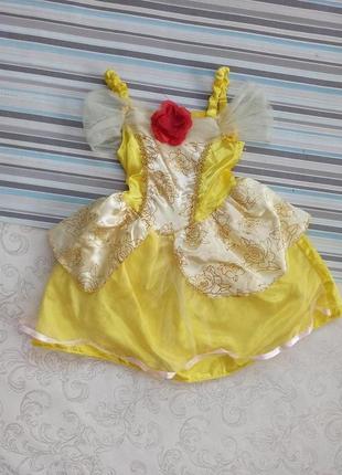 Карнавальний маскарадний костюм принцеса бель карнавальне маскарадне плаття красуня і чудовисько