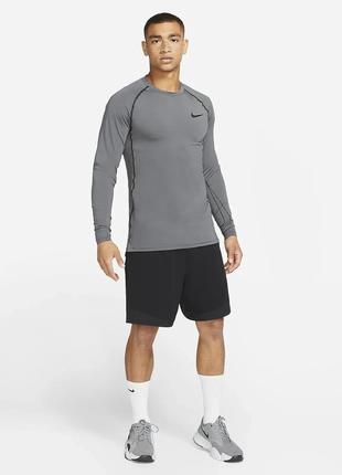 Термобілизна чоловіча nike pro dri fit longsleeve (арт. dd1990-068)2 фото