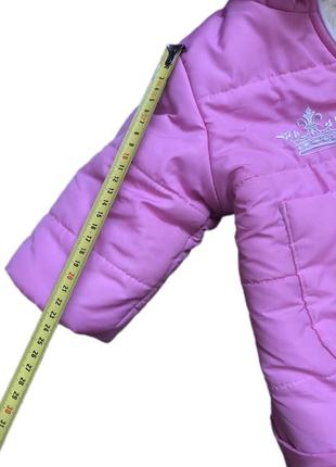 Детский зимний комплект (курточка, полукомбинезон, конверт) для девочки3 фото